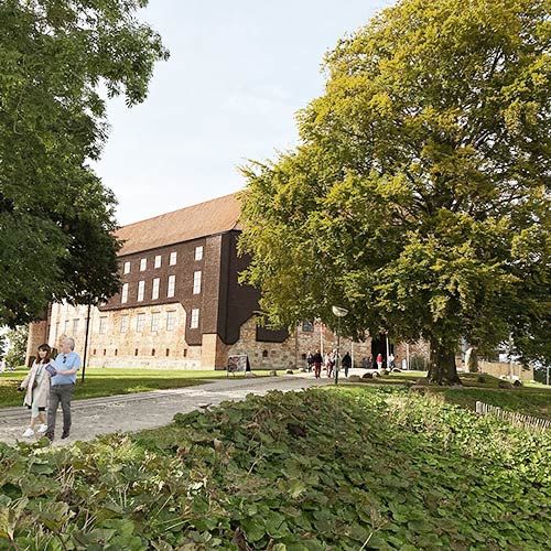 gangsti foran koldinghus