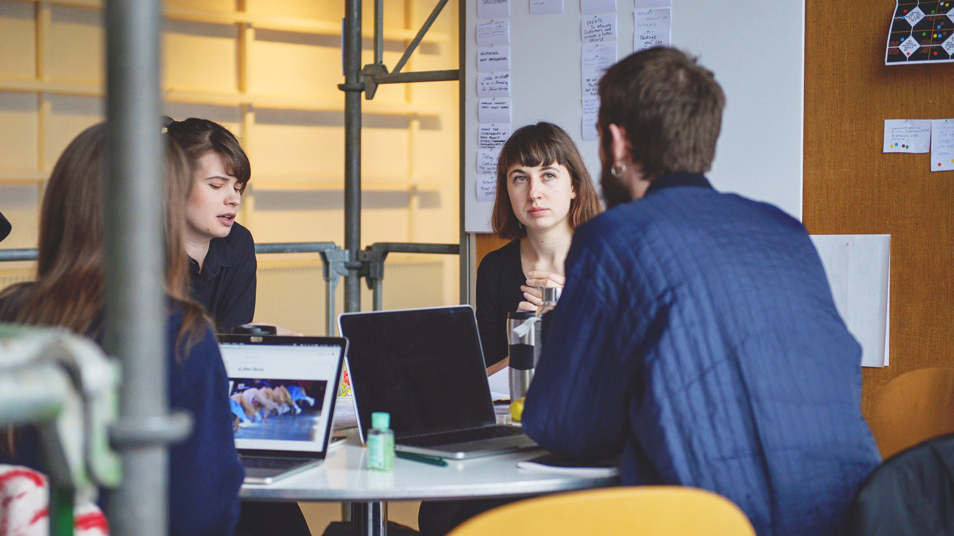 Studiegruppe på Kolding Designskole